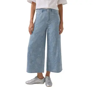 Hochtaillierte Regular Fit Weite Jeans 5 Taschen Damen s.Oliver Suri image-2