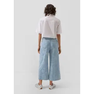 Hochtaillierte Regular Fit Weite Jeans 5 Taschen Damen s.Oliver Suri image-4