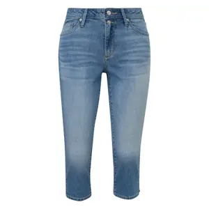 Capribyxor regular fit medium size och slim leg dam s.Oliver image-0