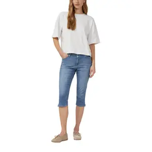 Capribyxor regular fit medium size och slim leg dam s.Oliver image-6