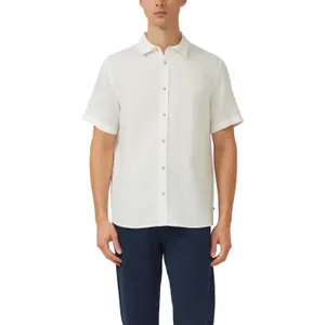 Chemise légère en lin avec col italien s.Oliver image-2