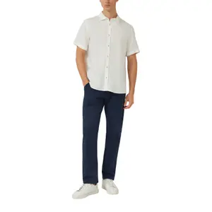 Chemise légère en lin avec col italien s.Oliver image-6