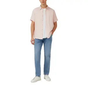 Chemise légère en lin avec col italien s.Oliver image-6