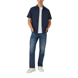 Chemise légère en lin avec col italien s.Oliver image-6