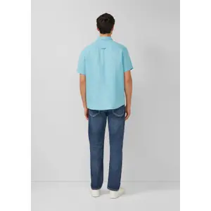 Chemise légère en lin avec col italien s.Oliver image-4