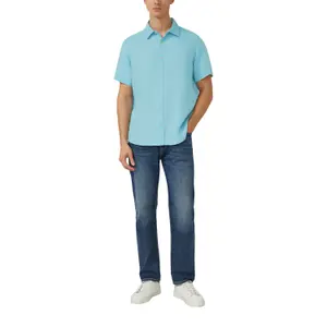 Chemise légère en lin avec col italien s.Oliver image-6