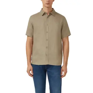 Chemise légère en lin avec col italien s.Oliver image-2