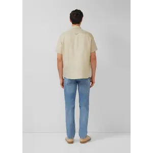 Chemise légère en lin avec col italien s.Oliver image-4