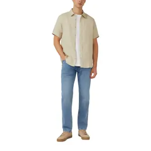 Chemise légère en lin avec col italien s.Oliver image-6