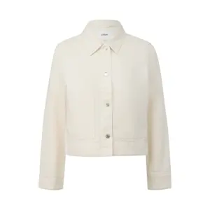 Dame Casual Denim Jakke i Bomuldsblanding med Patches s.Oliver image-0