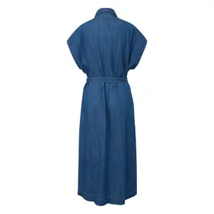 Midi Jeanskleid mit Kragen und Stoffgürtel für Frauen s.Oliver image-1