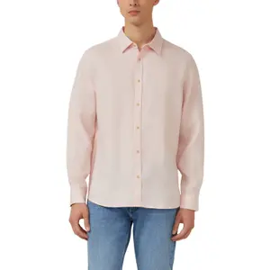 Chemise en lin de qualité supérieure avec col italien s.Oliver image-2