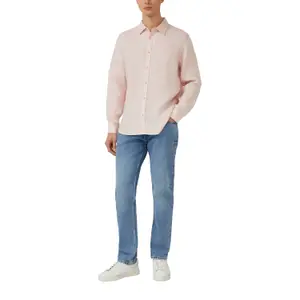 Chemise en lin de qualité supérieure avec col italien s.Oliver image-6