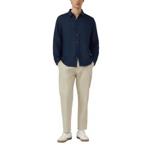 Chemise en lin de qualité supérieure avec col italien s.Oliver image-6