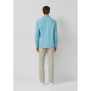 Chemise en lin de qualité supérieure avec col italien s.Oliver image-4
