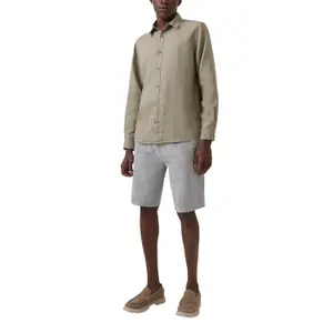 Chemise en lin de qualité supérieure avec col italien s.Oliver image-6