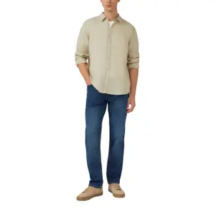 Chemise en lin de qualité supérieure avec col italien s.Oliver image-6