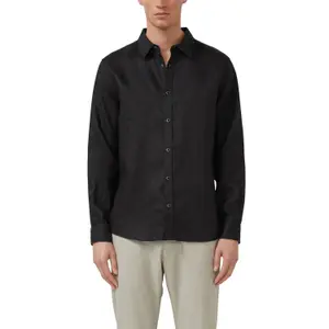 Chemise en lin de qualité supérieure avec col italien s.Oliver image-2