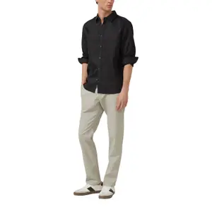 Chemise en lin de qualité supérieure avec col italien s.Oliver image-6