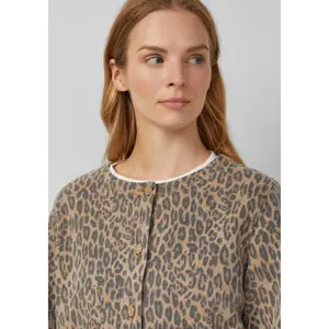 Women's Leopard Print Denim Jacket s.Oliver image-4