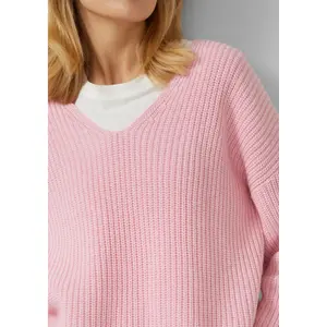 Pull doux avec col V Relaxed Fit Damen s.Oliver image-3