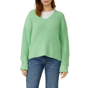Pull doux avec col V Relaxed Fit Damen s.Oliver image-2