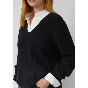 Pull doux avec col V Relaxed Fit Damen s.Oliver image-1