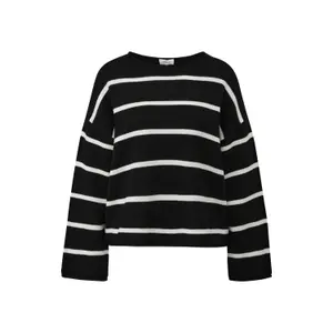 Relaxed Fit Striped Long Sleeve Top for Women s.Oliver image-0
