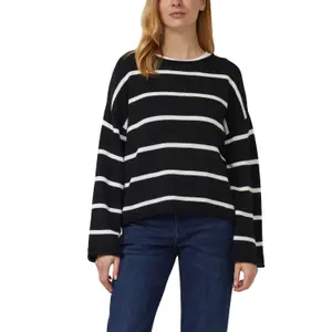 Relaxed Fit Striped Long Sleeve Top for Women s.Oliver image-2