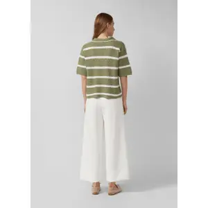 Pull de algodón mezclado con cuello en V mujer s.Oliver image-4