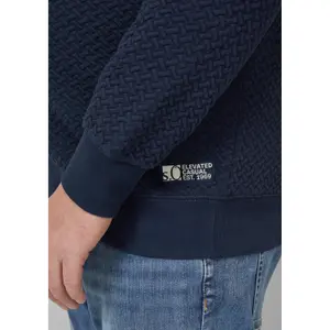 Sweatshirt avec logo et surpiqûres matelassées s.Oliver image-3