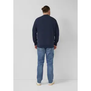 Sweatshirt avec logo et surpiqûres matelassées s.Oliver image-4