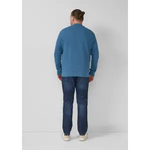 Sweatshirt avec logo et surpiqûres matelassées s.Oliver image-4