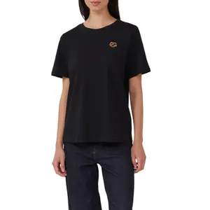 Γυναίκειο βαμβακερό T-shirt με κεντητική διακόσμηση s.Oliver image-1