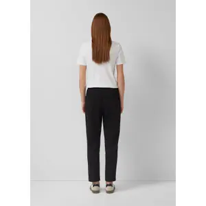 Hose im entspannten Schnitt mit schmalem Bein und elastischem Bund für Damen s.Oliver image-2