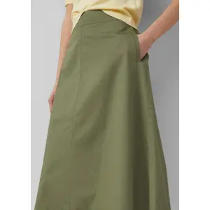 Midikleid aus Baumwolle mit elastischem Bund und paspelierten Taschen Damen s.Oliver image-3