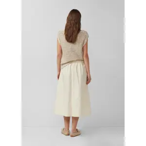 Midikleid aus Baumwolle mit elastischem Bund und paspelierten Taschen Damen s.Oliver image-4