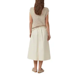 Midikleid aus Baumwolle mit elastischem Bund und paspelierten Taschen Damen s.Oliver image-5