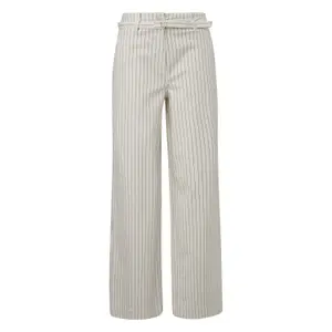Dame brede broek met stoffen riem s.Oliver image-0