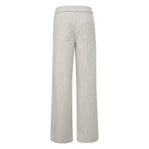 Dame brede broek met stoffen riem s.Oliver image-1