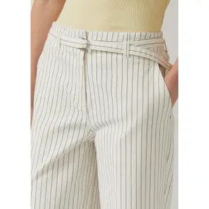 Dame brede broek met stoffen riem s.Oliver image-3