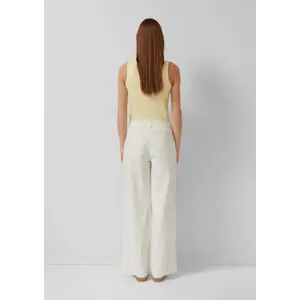 Dame brede broek met stoffen riem s.Oliver image-4
