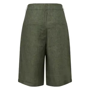 Leinen-Bermuda mit Falten Damen s.Oliver image-1