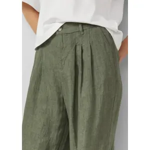 Leinenhose mit Falten Damen s.Oliver image-3