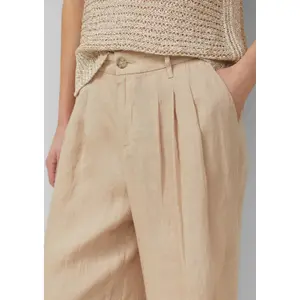 Leinenhose mit Falten Damen s.Oliver image-3