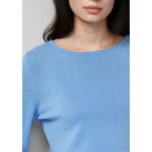Jersey de algodón y viscosa mezclados mujer s.Oliver image-3