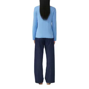 Jersey de algodón y viscosa mezclados mujer s.Oliver image-5