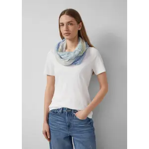 Cuello con motivos florales mezclados y diseño a cuadros mujer s.Oliver image-3