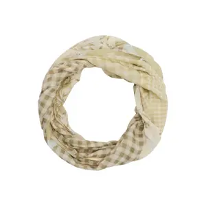 Cuello con motivos florales mezclados y diseño a cuadros mujer s.Oliver image-0