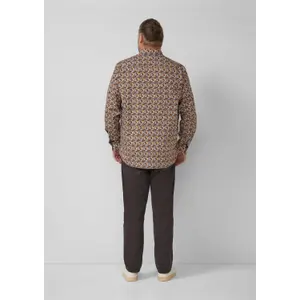 Shirt with All-Over Print and Chest Pocket s.Oliver image-4